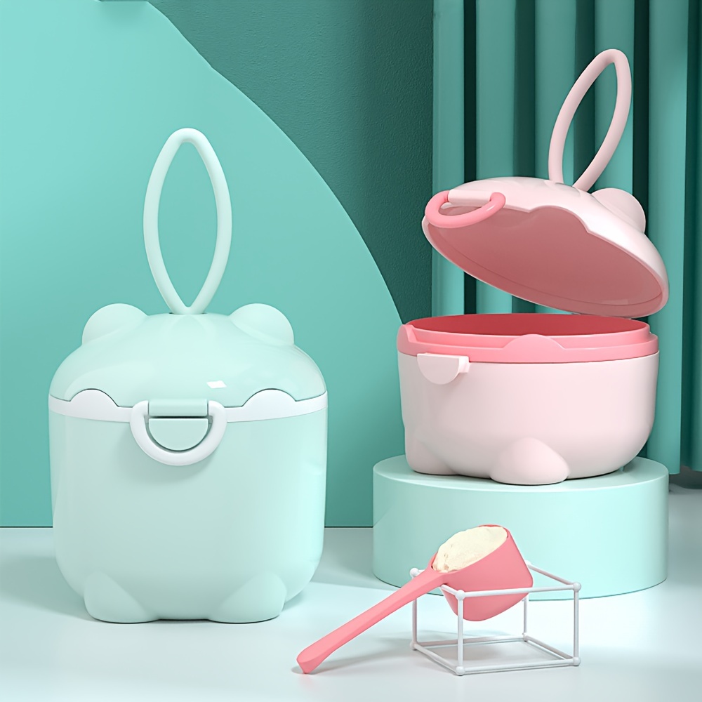 Food Snacks For 1 Year Old - 1pc Portable Four-Layer Milk Powder Box,