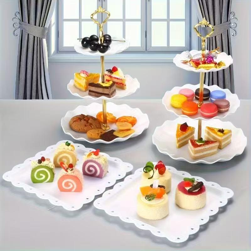 Food Snacks For 1 Year Old - 1/3/4/5PCS Decorative Food Trays Set -