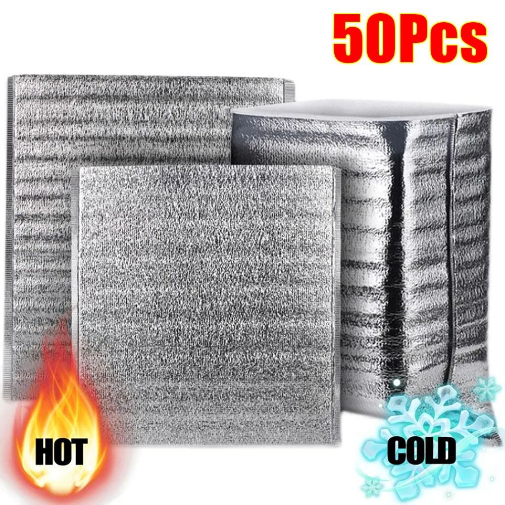 Aluminum Foil Cooler Bag Insul - огляд і ціна Food Snacks Delivery