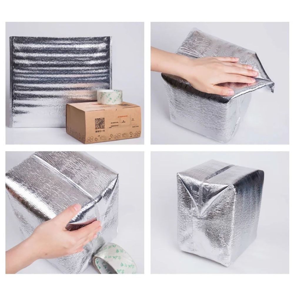 Aluminum Foil Cooler Bag Insul - огляд і ціна Food Snacks Delivery