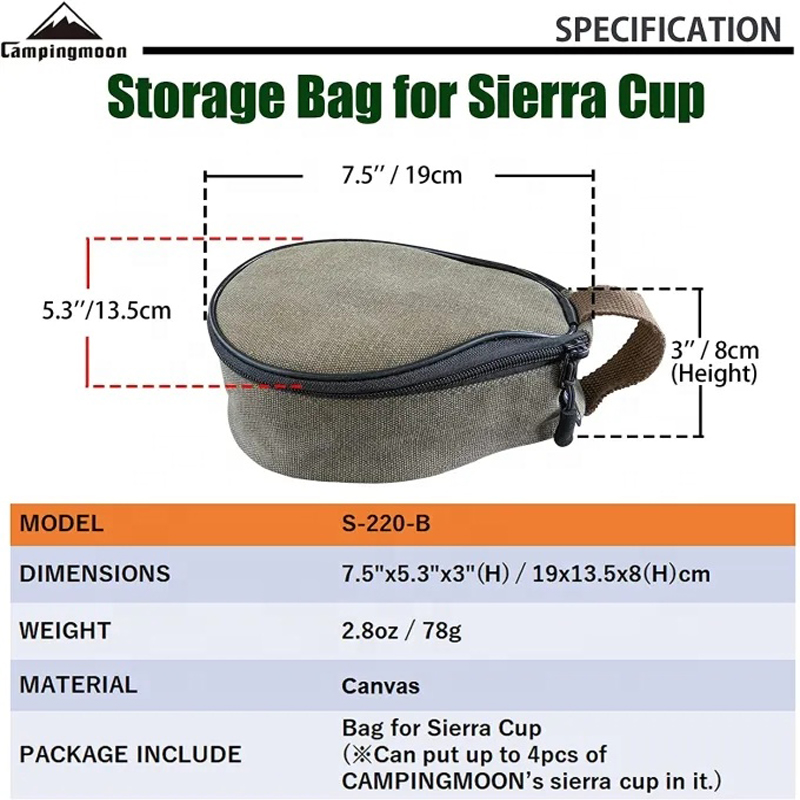 CAMPINGMOON S220-B Canvas Mini - огляд і ціна Food Snacks Delivery