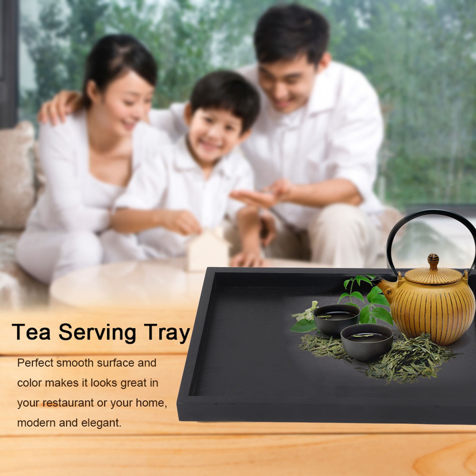 Rectangle Shape Wood Tea Coffe - огляд і ціна Food Snacks Restaurant