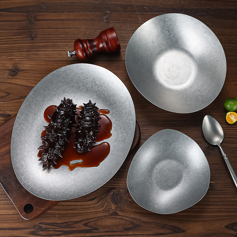 Irregular Stainless Steel Meal - огляд і ціна Food Snacks Restaurant