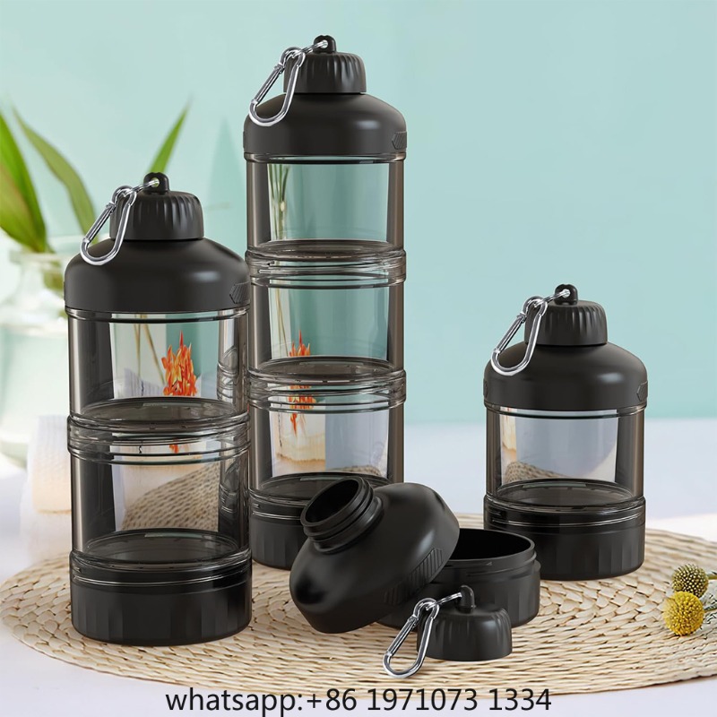 Portable 3-Layer Powder Dispen - огляд і ціна Food Protein Snacks