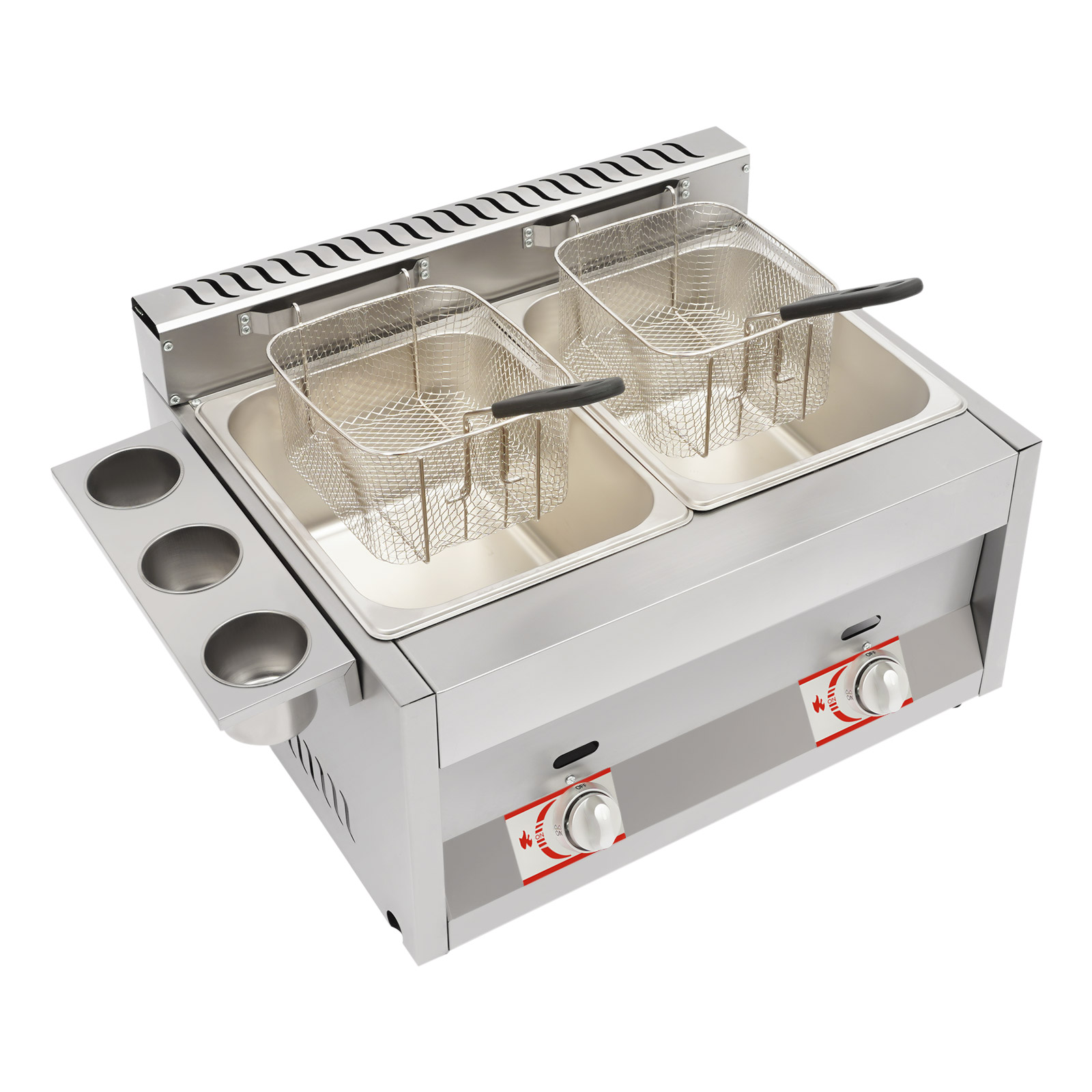Commercial Deep Fryer 2-Tank 6 - огляд і ціна Food Snacks Restaurant