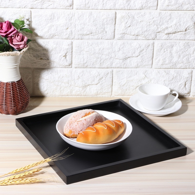 Square Wood Tea Coffee Snack F - огляд і ціна Food Snacks Restaurant