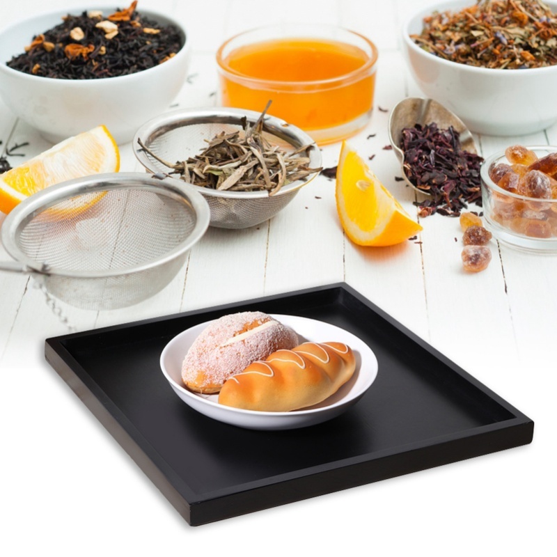 Square Wood Tea Coffee Snack F - огляд і ціна Food Snacks Restaurant