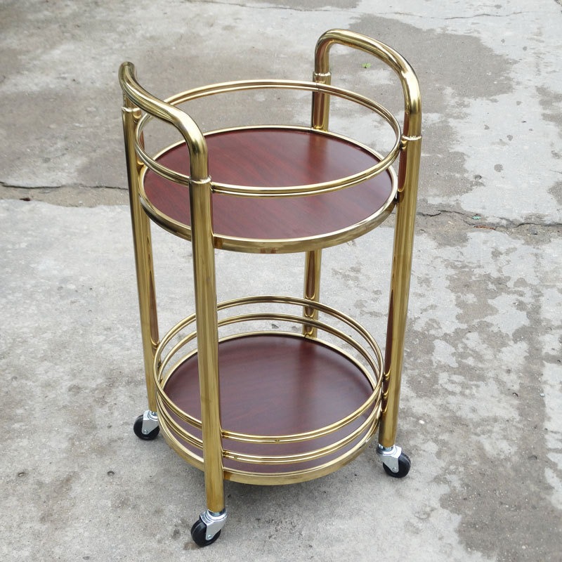 Round wine shop trolley desser - огляд і ціна Food Snacks Delivery