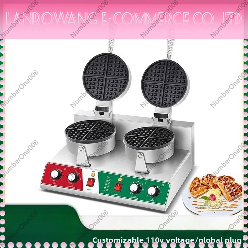 Rotating Waffle Maker Griddle  - огляд і ціна Food Snacks Restaurant