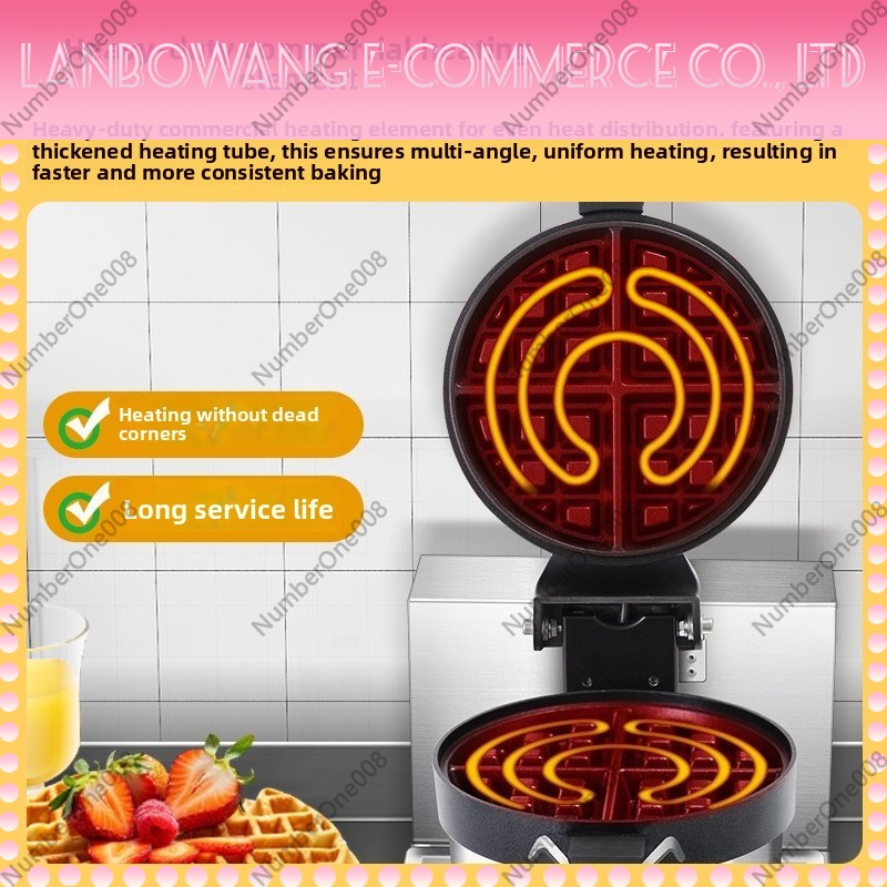 Rotating Waffle Maker Griddle  - огляд і ціна Food Snacks Restaurant