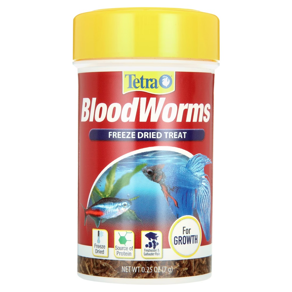 Freeze Dried Bloodworms Fish F - огляд і ціна Food Protein Snacks