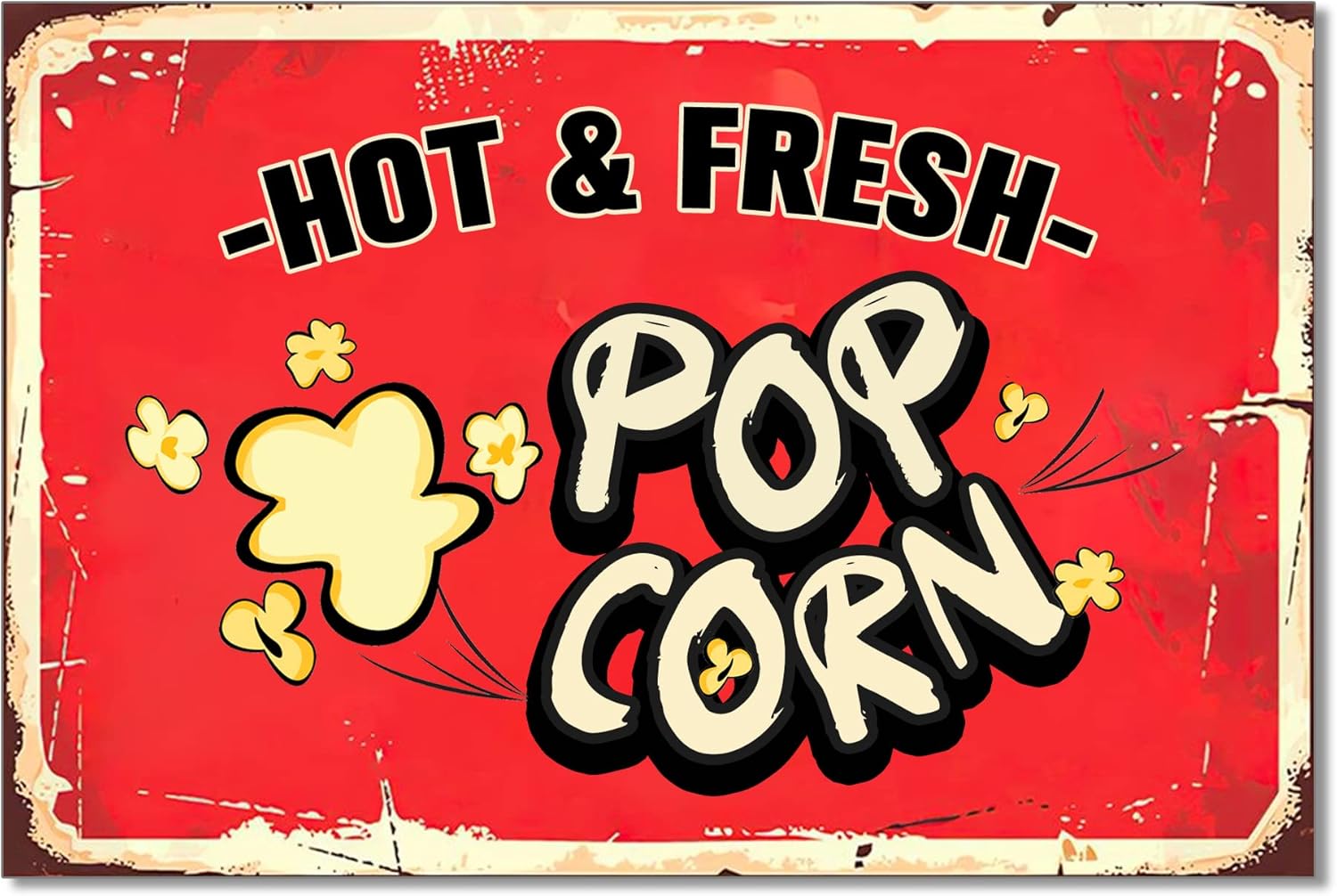 1p,Hot and Fresh Popcorn Metal - огляд і ціна Food Snacks Restaurant