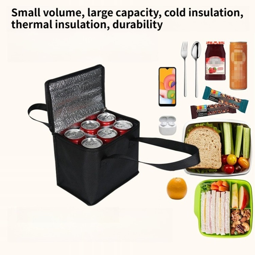 Portable Lunch Cooler Bag Fold - огляд і ціна Food Snacks Delivery